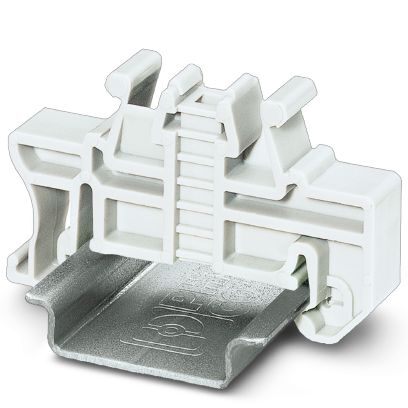 Phoenix Contact DIN Rail End Clamp; CLIPFIX 35 WH; for 35mm DIN Rail; Snap-On; White